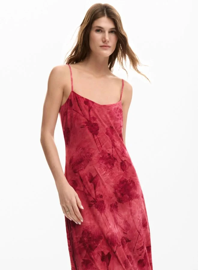 ديسيجوال فستان حزام زهري